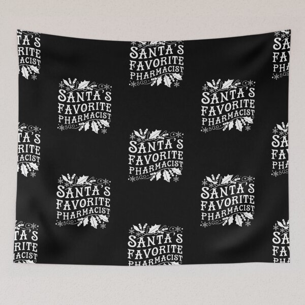 Item preview, Humorous Christmas Gift: Santa's Favorite Pharmacist designed and sold by randomorder.