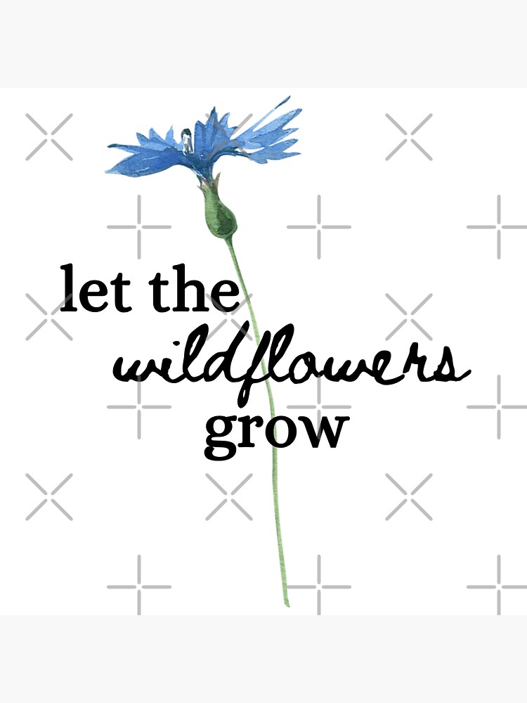 Plant More Wildflowers Sticker