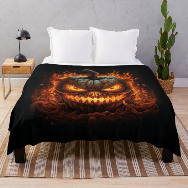 Item preview, mean Halloween jack-o-lantern staring at you. designed and sold by DanieWoods.