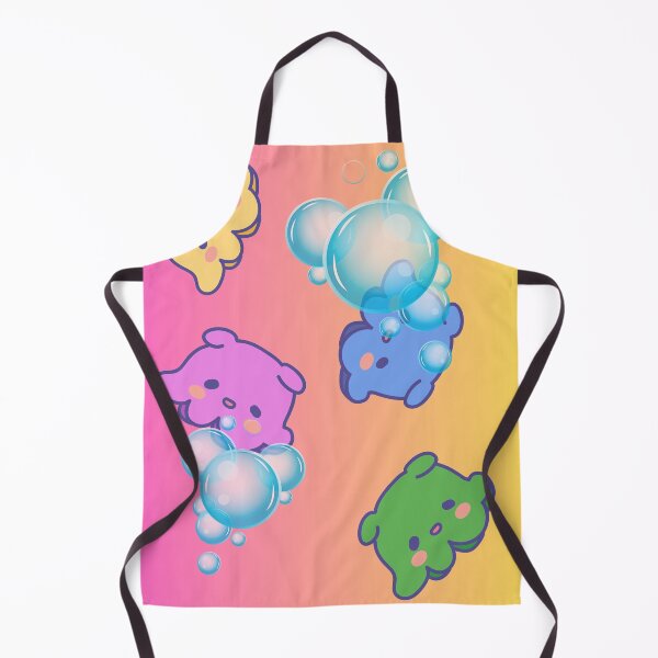 Item preview, Dumbo Octopus Tumbling With Bubbles Pink & Peach Gradient Ombre designed and sold by IslandFella1.
