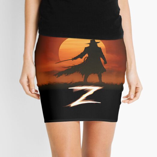 Zorro silhouette Mini Skirt