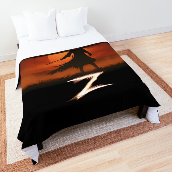 Zorro silhouette Comforter