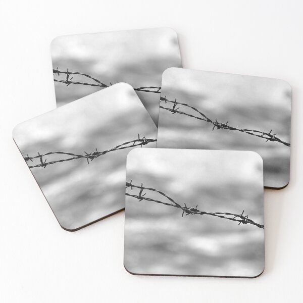 Item preview, Fence Barbwire Black and White designed and sold by IPPhotography.