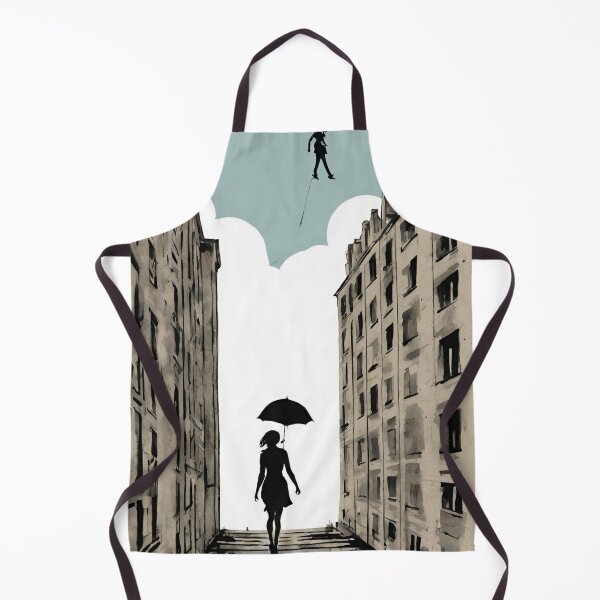 Item preview, Woman Walking on Air Street Art 02 designed and sold by KapowStickers.