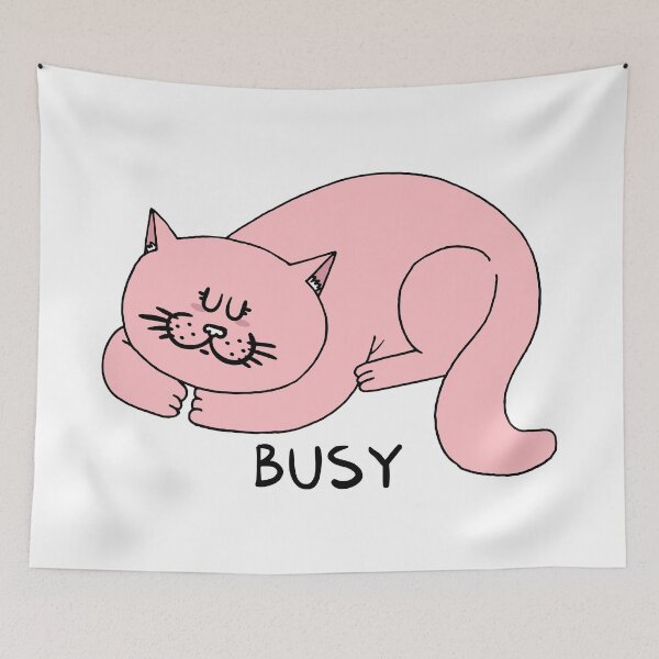 Item preview, Adorable busy cat designed and sold by Adrian Serghie.