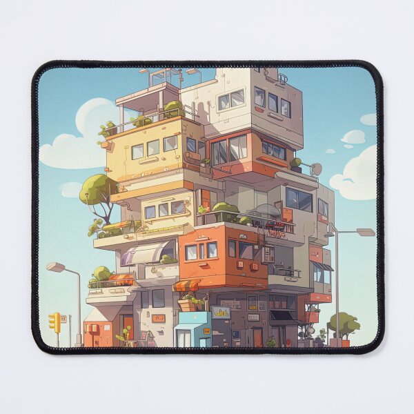 Item preview, Apartment complex | cute style designed and sold by ComicsFactory.