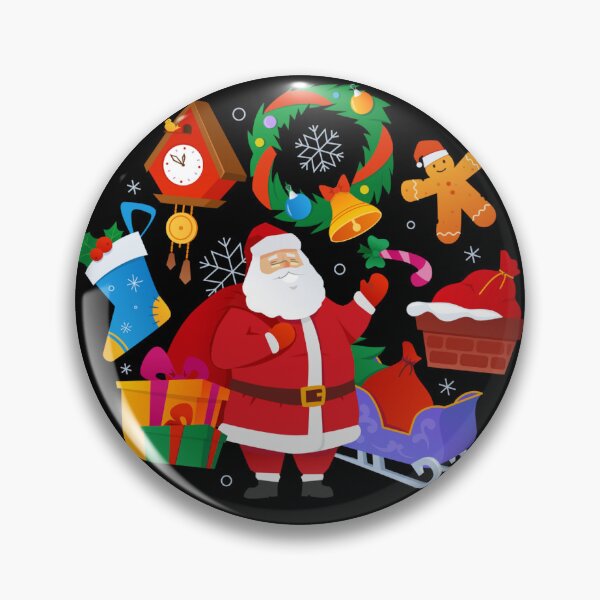 Aperçu de l'œuvre Noël avec le Père Noël créée et vendue par Tinytrends.