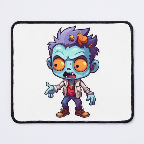 Aperçu de l'œuvre Autocollant mignon de zombie créée et vendue par NebNightsDesign.