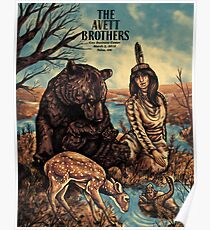 The Avett Brothers Cox Business Center March 2, 2018 Tulsa, OK Poster