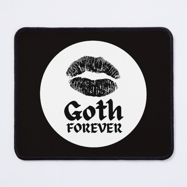 Item preview, Black Lipstick KIss Goth Forever designed and sold by ossiagraphics.