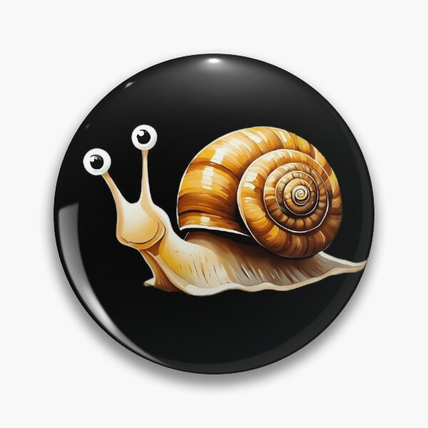 Item preview, Snail on black designed and sold by AJSRPrints.