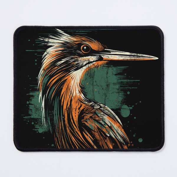 Item preview, An Australasian Bittern - Vintage Distressed Street Art Birds designed and sold by GVRDesign.