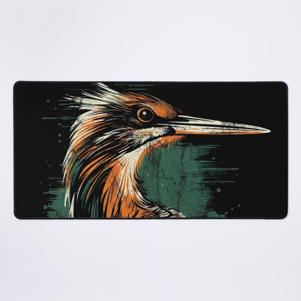 Item preview, An Australasian Bittern - Vintage Distressed Street Art Birds designed and sold by GVRDesign.