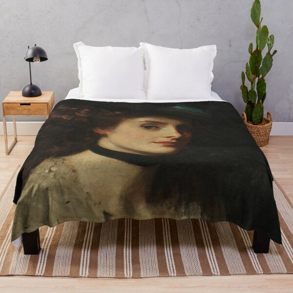 Artikelvorschau, Woman Portrait, Dark Moody Vintage Art entworfen und verkauft von vintagevivian.