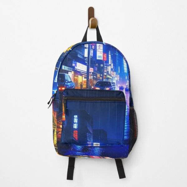 Item preview, Nighttime Stroll Bright City Lights on a Rainy Night designed and sold by Kiwikho.