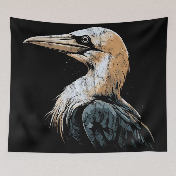 Item preview, Northern Gannet Sea Bird - Vintage Distressed Street Art  designed and sold by GVRDesign.