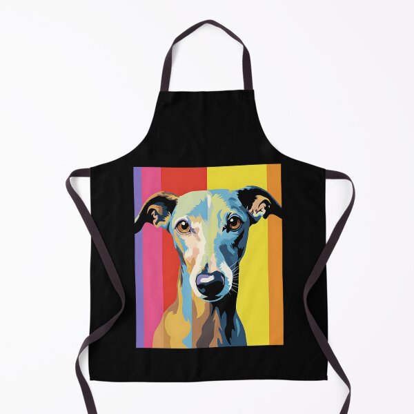 Item preview, Galgo espanol portrait art. animal colorful. Animal throw pillow.  designed and sold by formform.