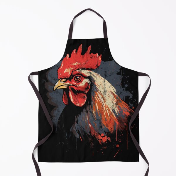 Item preview, A Rooster Chicken - Vintage Distressed Street Art Birds designed and sold by GVRDesign.