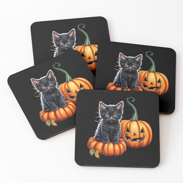 Item preview, Halloween Cats designed and sold by UniqueAll4You.