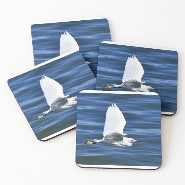 Item preview, Snowy Egret in Flight designed and sold by Eleu Tabares.