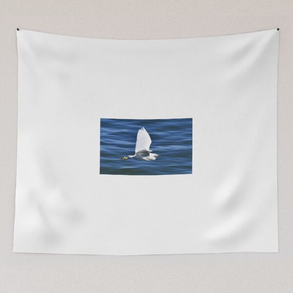 Item preview, Snowy Egret in Flight designed and sold by Eleu Tabares.