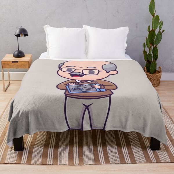 Item preview, Groovy Grandpa: Cartoon Icon of a Music-Loving Grandfather designed and sold by hjian8219.