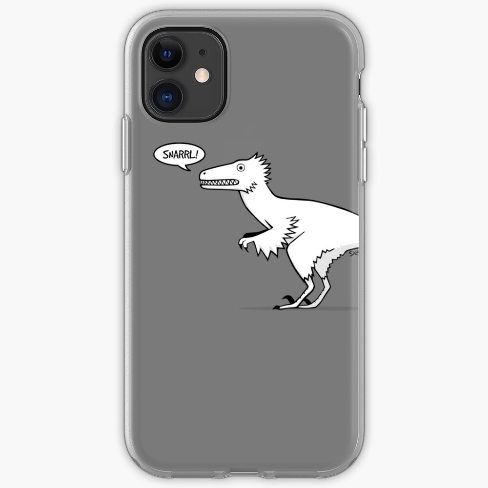 Cartoon Velociraptor Iphone Case Cover By Siege103 Redbubble