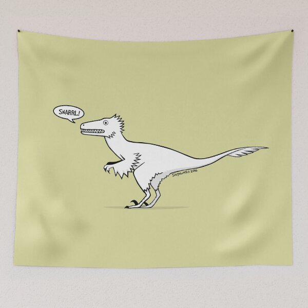Item preview, Cartoon Velociraptor designed and sold by siege103.