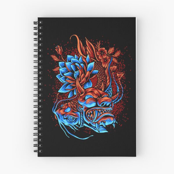 Item preview, Koi fish devil mask , colorful devil koi, koi fish lotus designed and sold by GreyStanzione1.