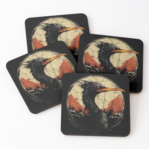 Item preview, A Cormorant Shag - Vintage Distressed Street Art Birds designed and sold by GVRDesign.