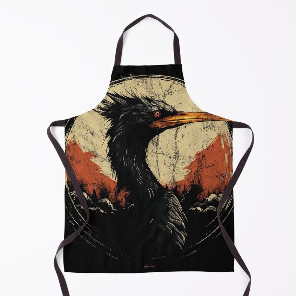 Item preview, A Cormorant Shag - Vintage Distressed Street Art Birds designed and sold by GVRDesign.