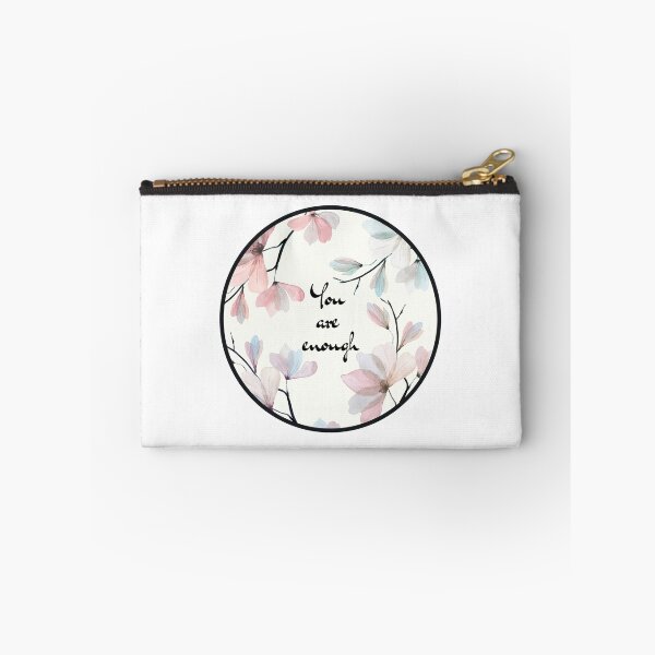 Item preview, You are enough - Pink Flower Circle designed and sold by Gretch21.