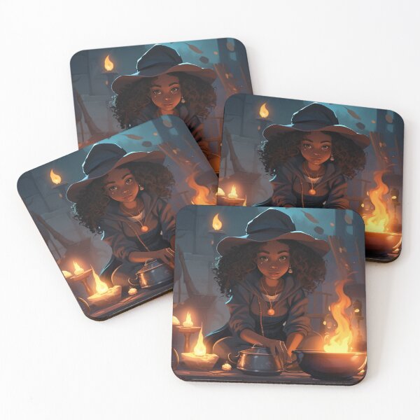 Item preview, Teen Black Girl Witch designed and sold by RTFaulkner.
