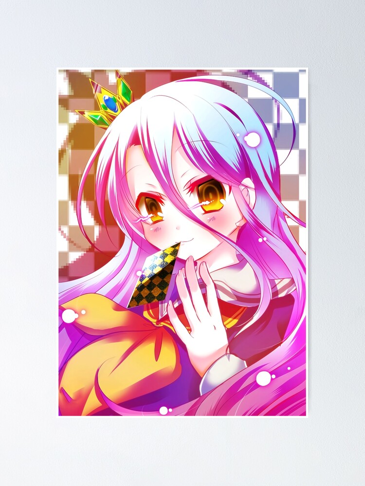 Shiro No Game No Life Poster for Sale by Spacefoxart | Redbubble