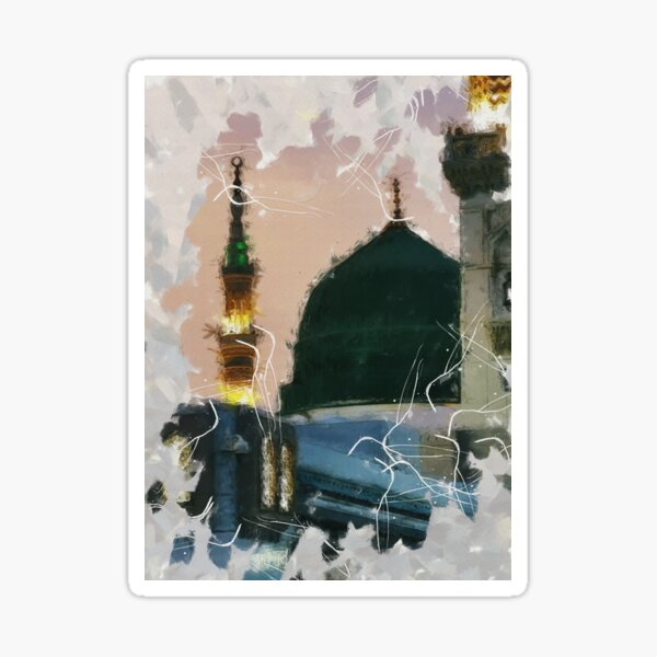 Item preview, Madina Munawara Mosque - Islamic Art designed and sold by Ramzad.