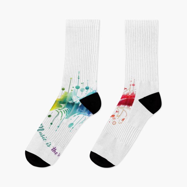 Item preview, Music is the Sound of Feelings - Rainbow Wave Design designed and sold by alaa-mously.