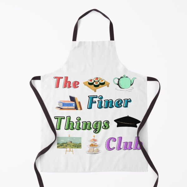 Item preview, The Finer Things Club | No Plastic or Work Talk Allowed designed and sold by Parasocialite.
