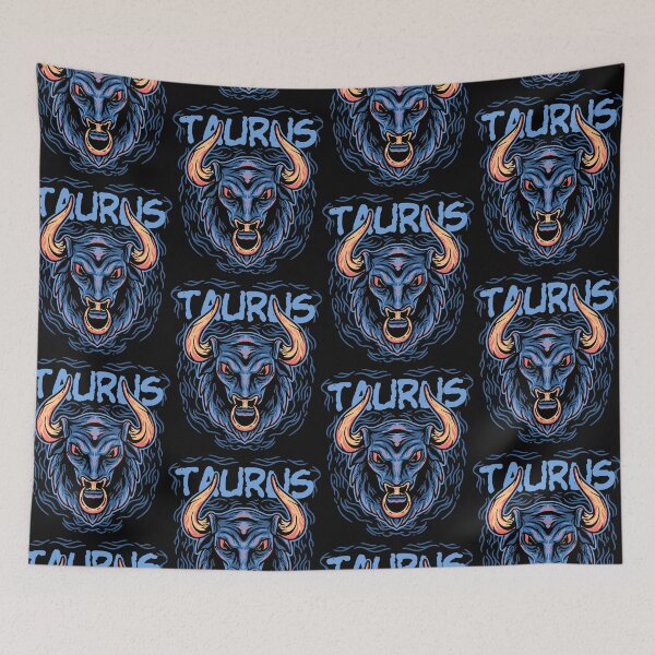 Item preview, Colorful bull head, colorful Taurus bull, watercolor bull head designed and sold by GreyStanzione1.