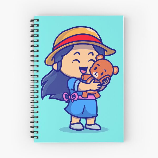Item preview, Adorable Girl with Teddy Bear Doll - Cartoon Vector Icon Illustration designed and sold by hjian8219.