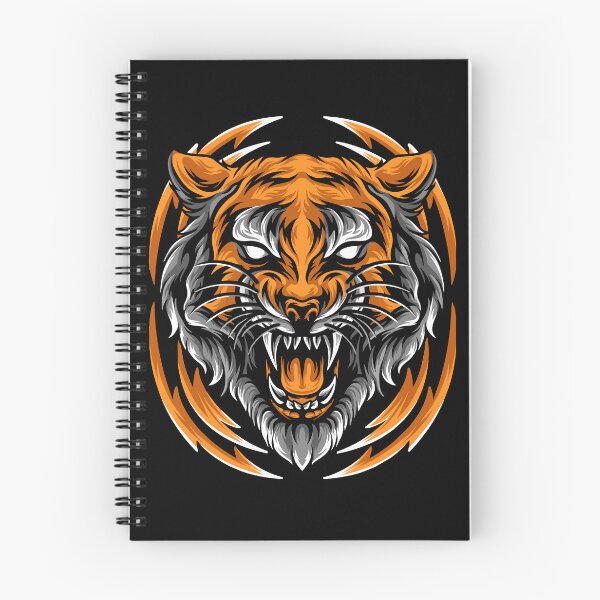 Item preview, Colorful tiger head, watercolor tiger head, tiger mascot designed and sold by GreyStanzione1.