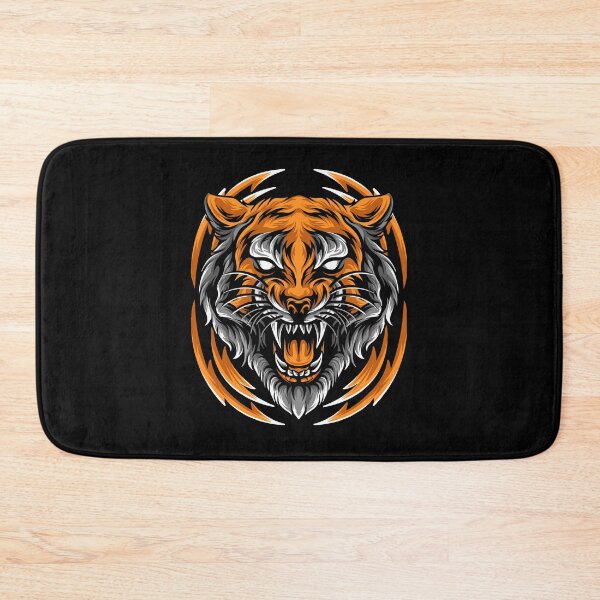 Item preview, Colorful tiger head, watercolor tiger head, tiger mascot designed and sold by GreyStanzione1.