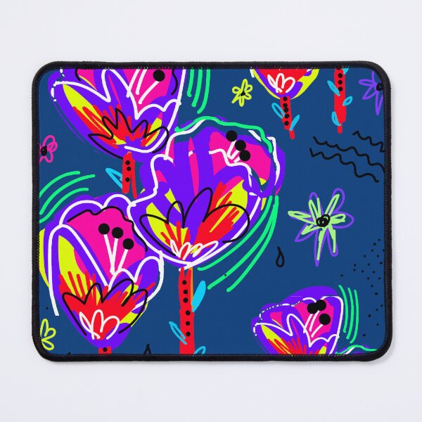 Item preview, Fingerpainted Tulips for TipToeing designed and sold by Mad World Art Ltd. Co..