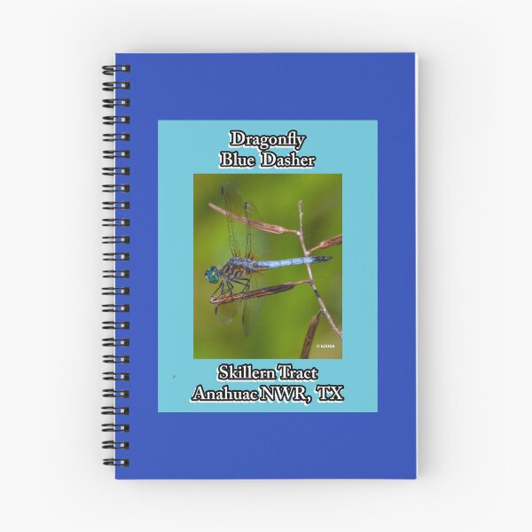 Item preview, Give A Dragonfly Kiss To Your Lover  ~ Dragonfly: Blue Dasher, Anahuac NWR, Chambers County, Texas designed and sold by MoreEZUSA-Here.