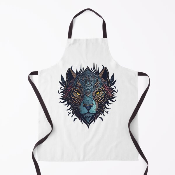 Item preview, watercolor lion head, colorful lion head, ethnic lion head designed and sold by GreyStanzione1.