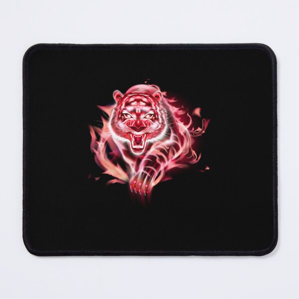 Item preview, tiger with red burning, angry tiger, red tiger  designed and sold by GreyStanzione1.