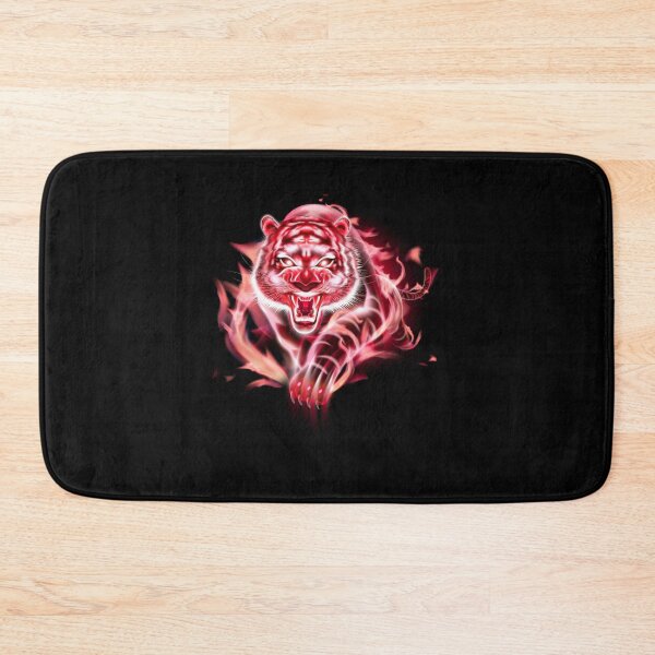 Item preview, tiger with red burning, angry tiger, red tiger  designed and sold by GreyStanzione1.