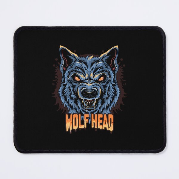 Item preview, warewolf head, colorful wolf head, scary wolf head designed and sold by GreyStanzione1.