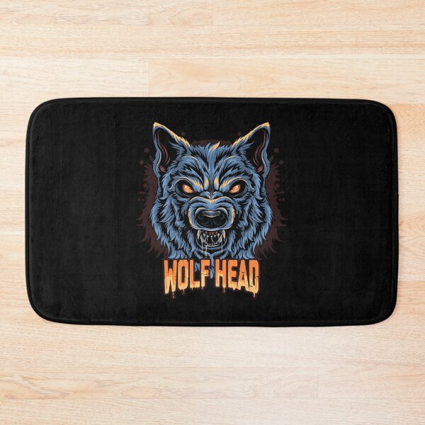 Item preview, warewolf head, colorful wolf head, scary wolf head designed and sold by GreyStanzione1.