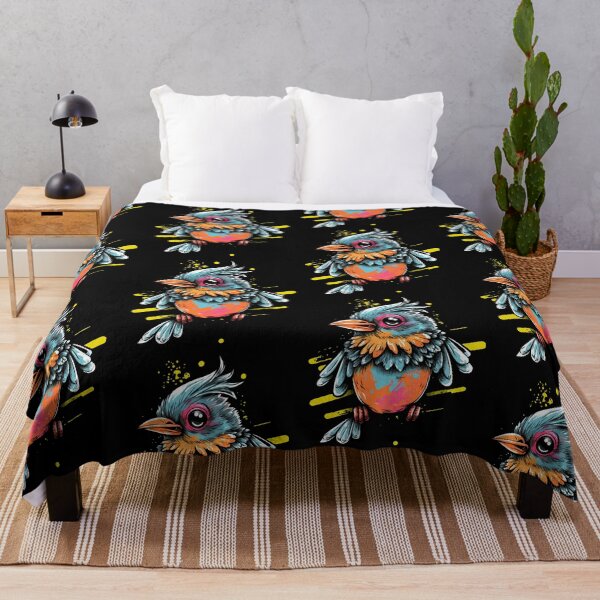 Item preview, colorful graffiti bird, colorful bird, bird graffiti designed and sold by GreyStanzione1.