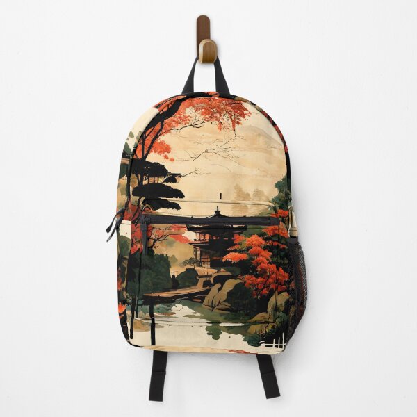 Item preview, Traditional Japanese Temple Garden Landscape designed and sold by entwithanaxe.